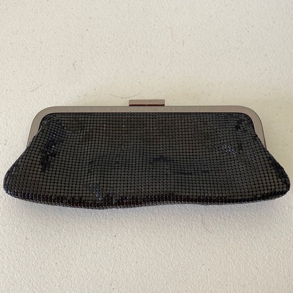 CARLO FELLINI Black Beaded Evening Purse